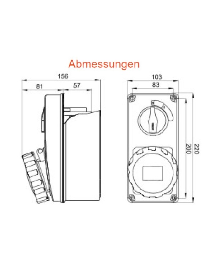 Rundsteckvorrichtung