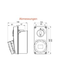 Rundsteckvorrichtung