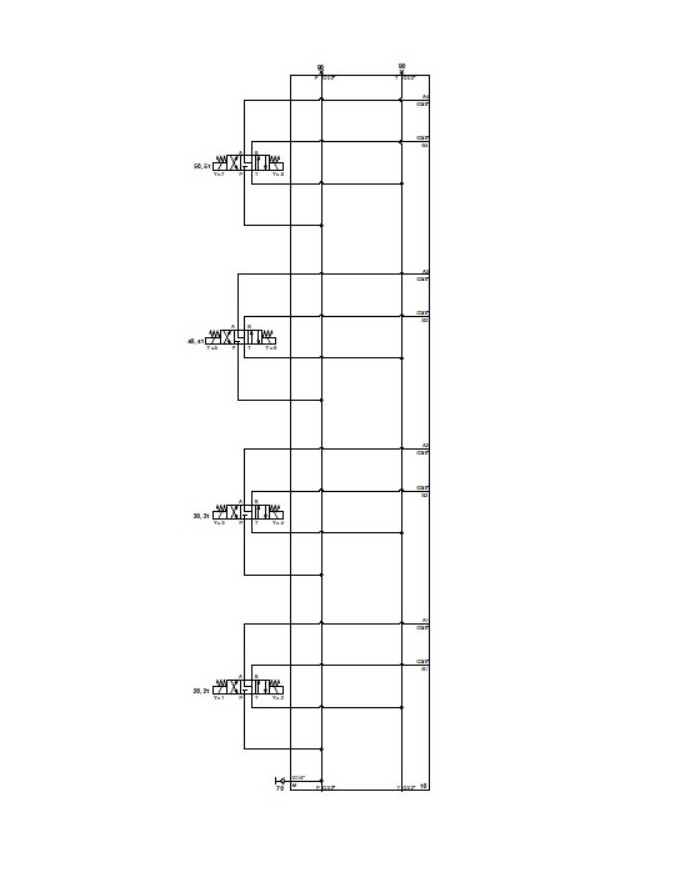 Mehrfachplatten-Ventilaufbau NG06 