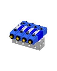 Mehrfachplatten-Ventilaufbau NG06 