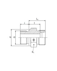 Serie L Gerade-Einschraubstutzen GES - R-1.4571