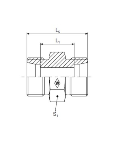 Serie S Gerade Stutzen GS -1.4571