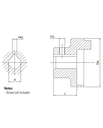 Kupplung motorseitig
