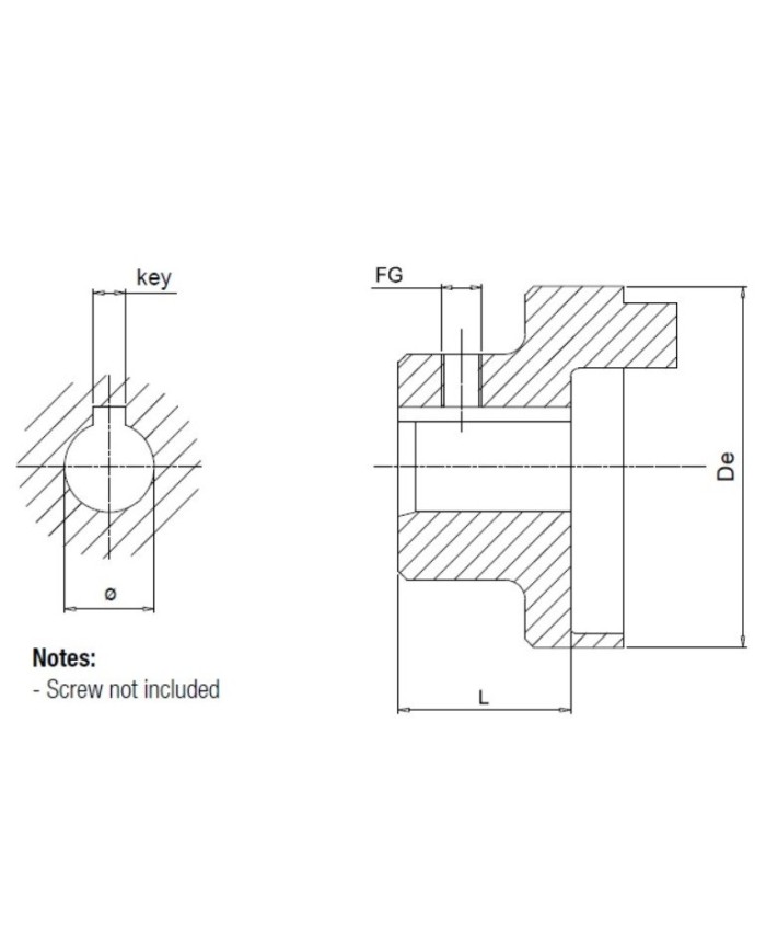 Kupplung motorseitig