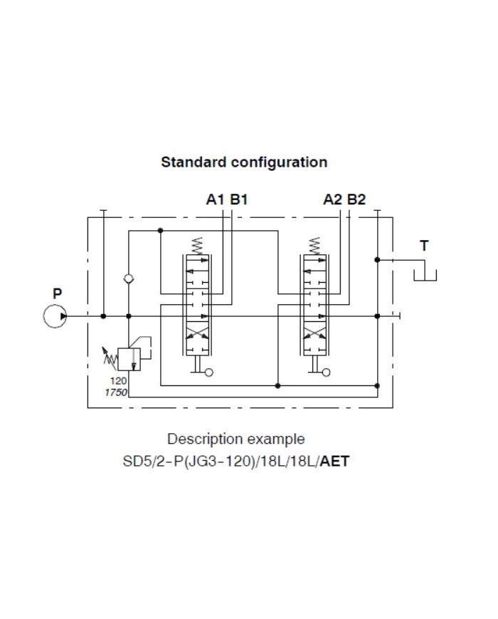 Wegeventil handbetätigt SD5
