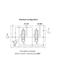 Wegeventil handbetätigt SD5