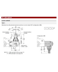 Wegeventil handbetätigt SD11
