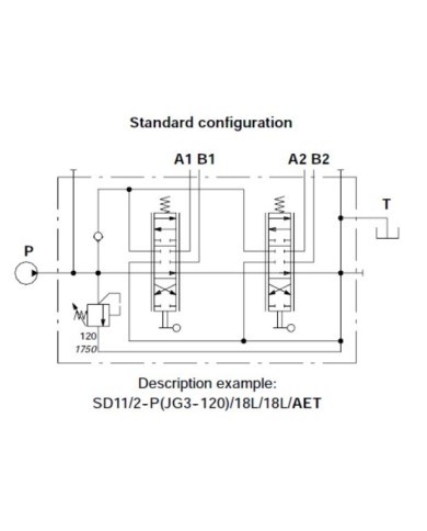 Wegeventil handbetätigt SD11