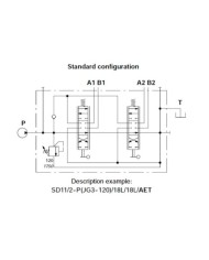 Wegeventil handbetätigt SD11