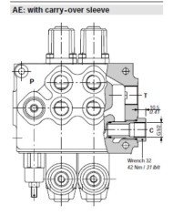 Wegeventil handbetätigt SD11