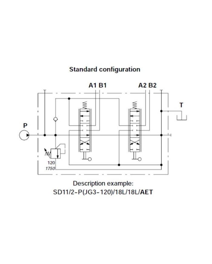 Wegeventil handbetätigt SD11