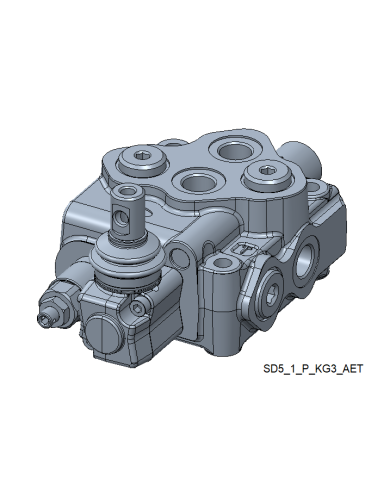 Wegeventil handbetätigt SD5