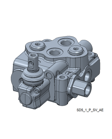 Wegeventil handbetätigt SD5