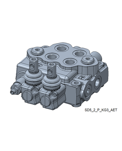 Wegeventil handbetätigt SD5