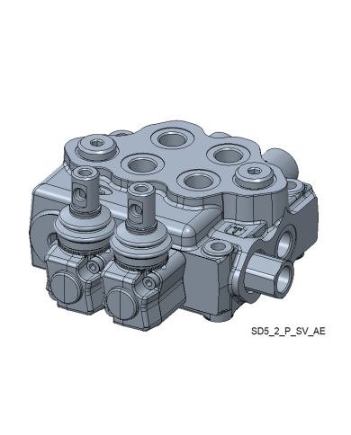 Wegeventil handbetätigt SD5
