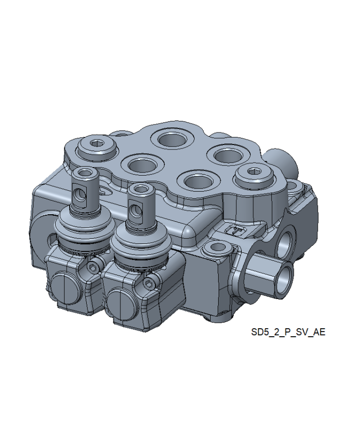 Wegeventil handbetätigt SD5