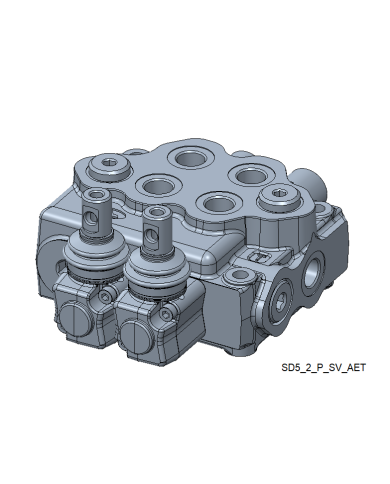 Wegeventil handbetätigt SD5