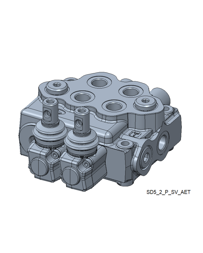 Wegeventil handbetätigt SD5