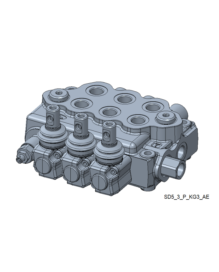 Wegeventil handbetätigt SD5