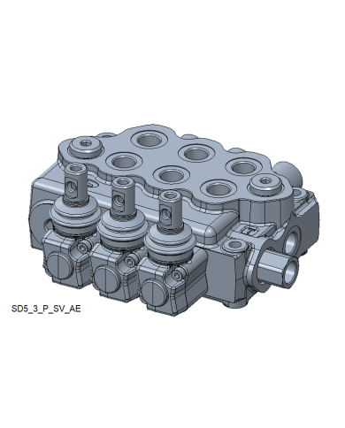 Wegeventil handbetätigt SD5