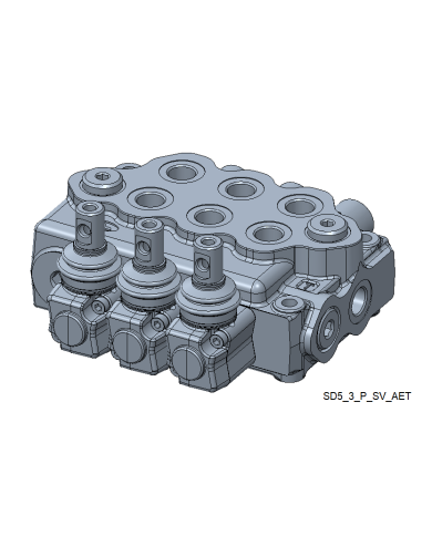 Wegeventil handbetätigt SD5