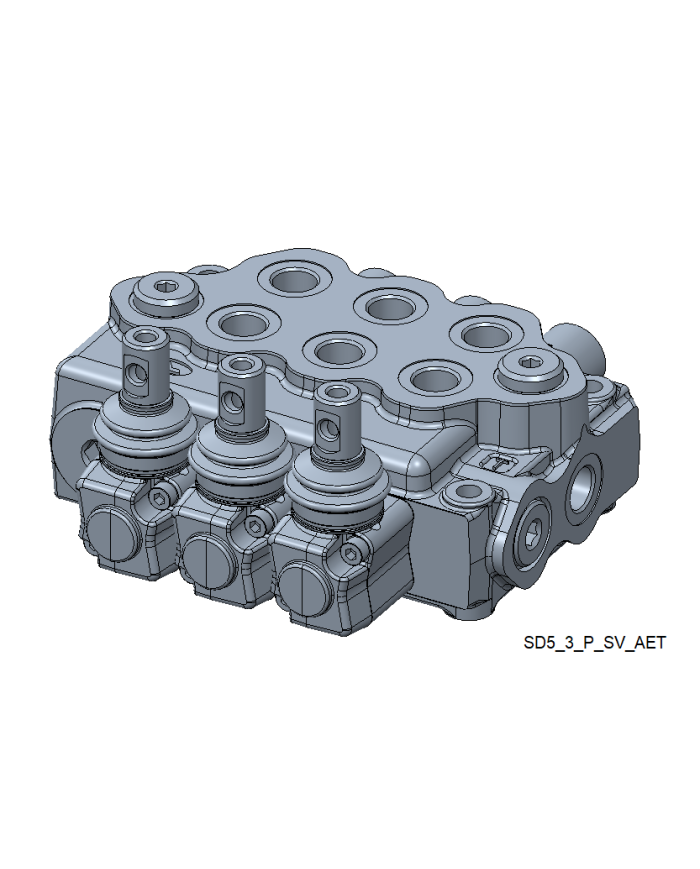 Wegeventil handbetätigt SD5