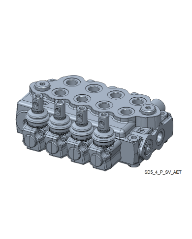 Wegeventil handbetätigt SD5