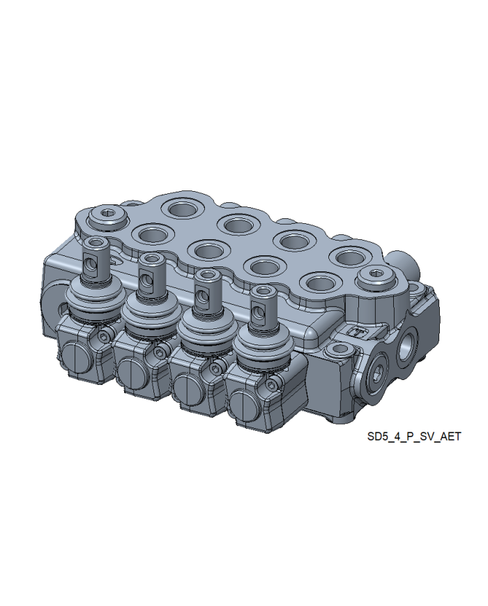 Wegeventil handbetätigt SD5