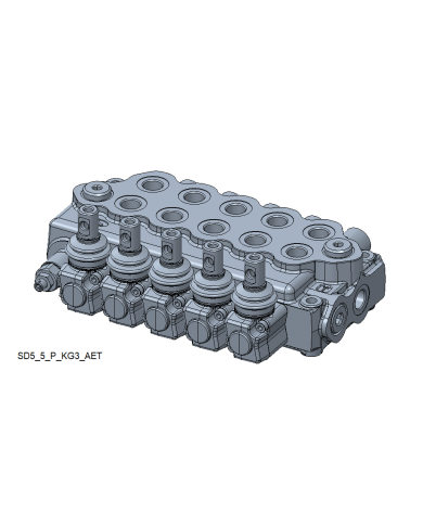 Wegeventil handbetätigt SD5