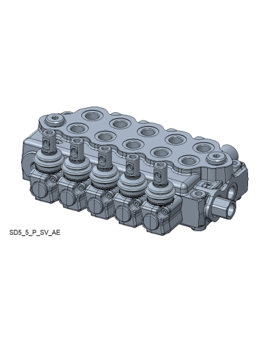 Wegeventil handbetätigt SD5