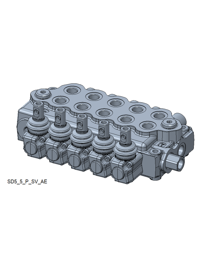 Wegeventil handbetätigt SD5