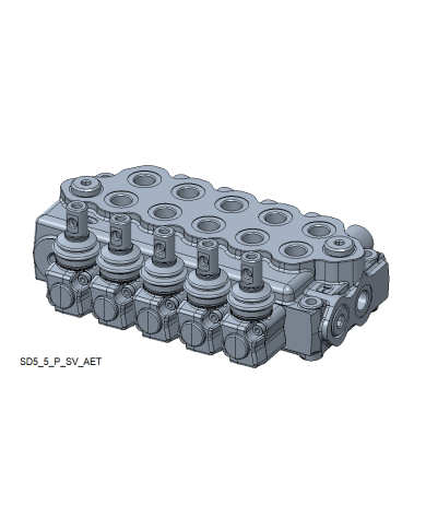 Wegeventil handbetätigt SD5