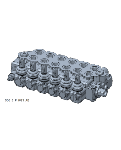 Wegeventil handbetätigt SD5