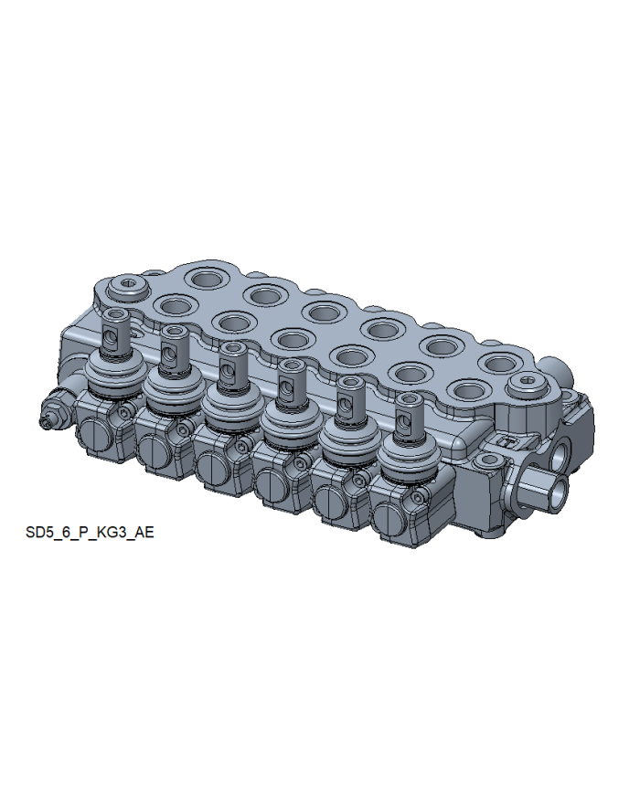 Wegeventil handbetätigt SD5