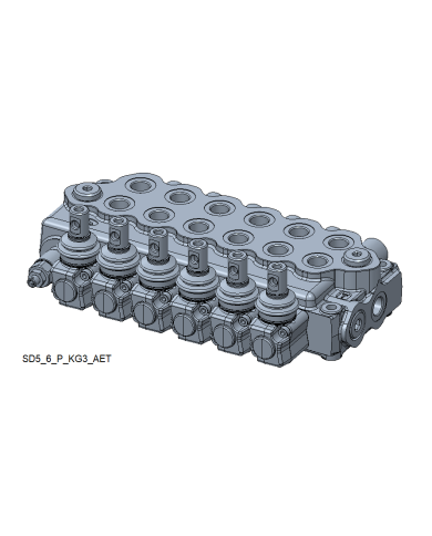 Wegeventil handbetätigt SD5