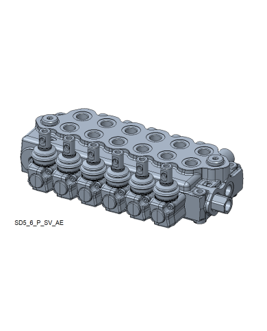 Wegeventil handbetätigt SD5