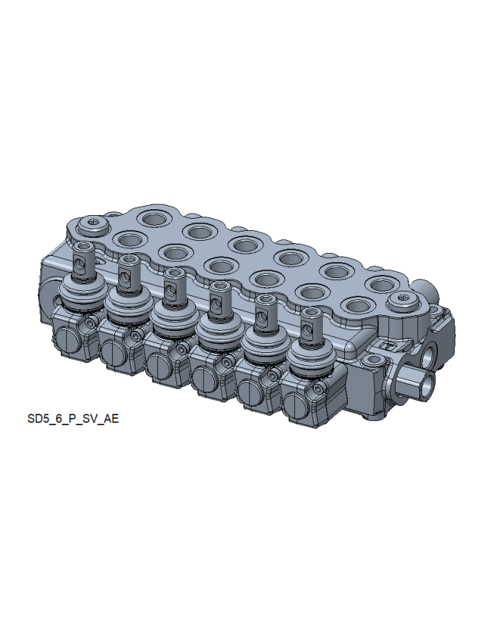 Wegeventil handbetätigt SD5