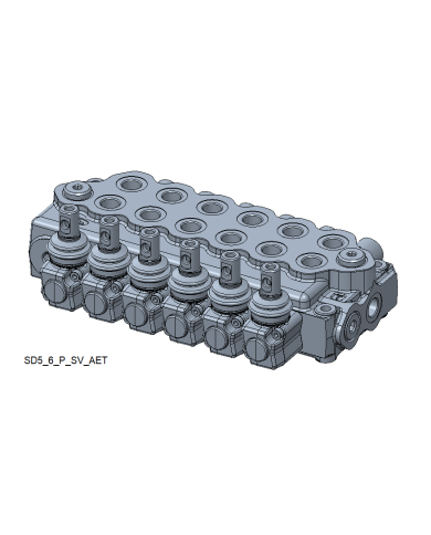 Wegeventil handbetätigt SD5