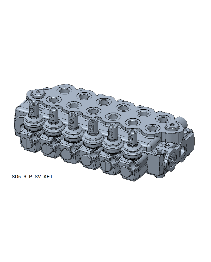 Wegeventil handbetätigt SD5