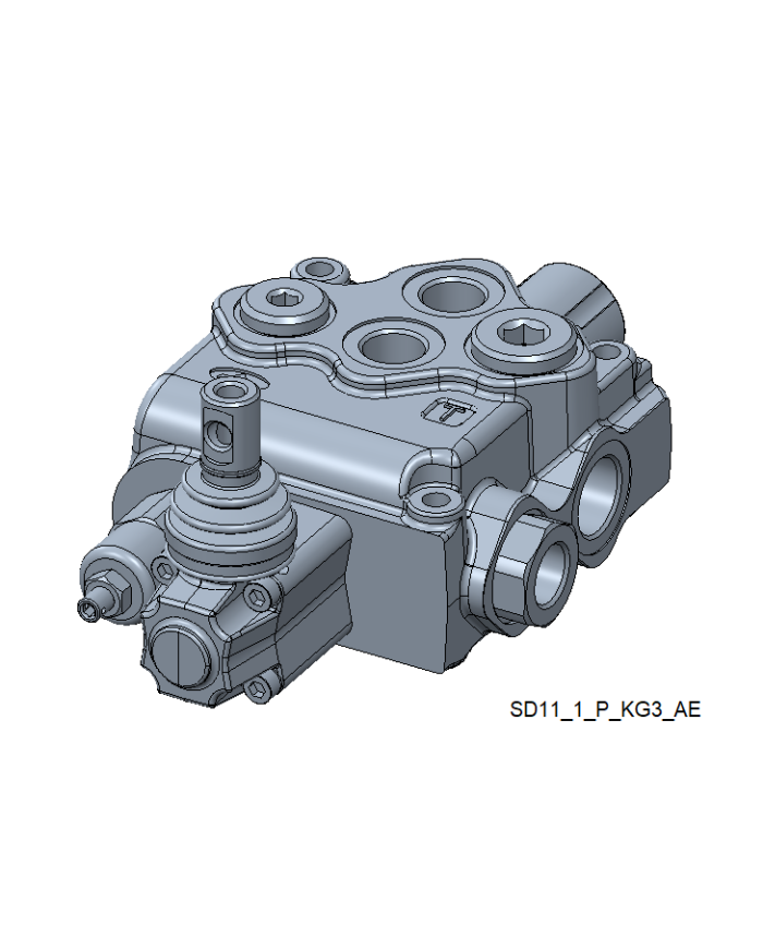 Wegeventil handbetätigt SD11