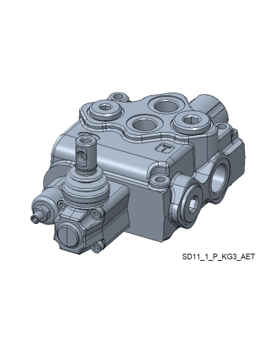 Wegeventil handbetätigt SD11