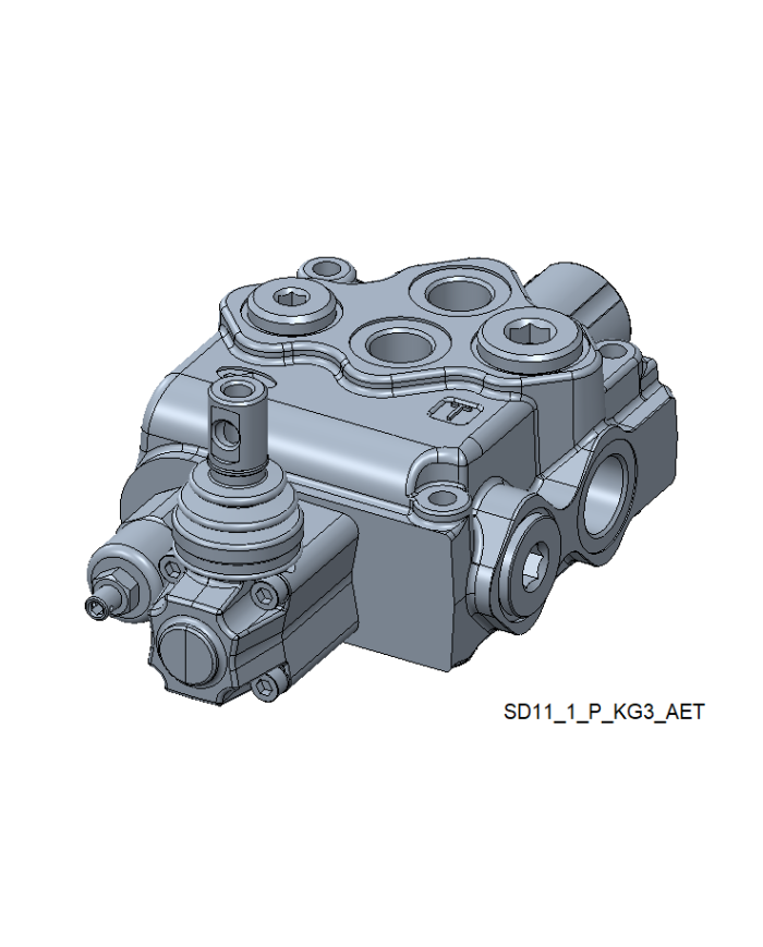 Wegeventil handbetätigt SD11