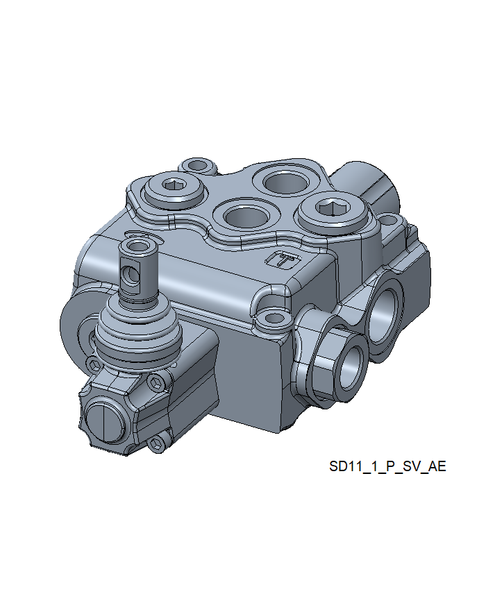 Wegeventil handbetätigt SD11