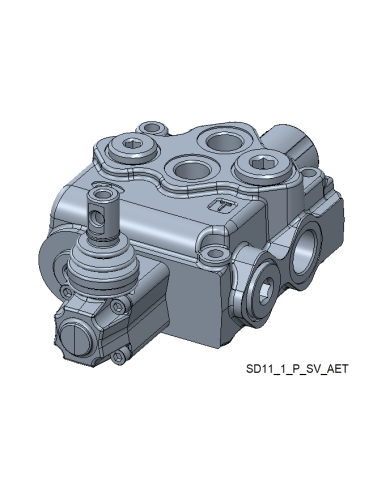 Wegeventil handbetätigt SD11