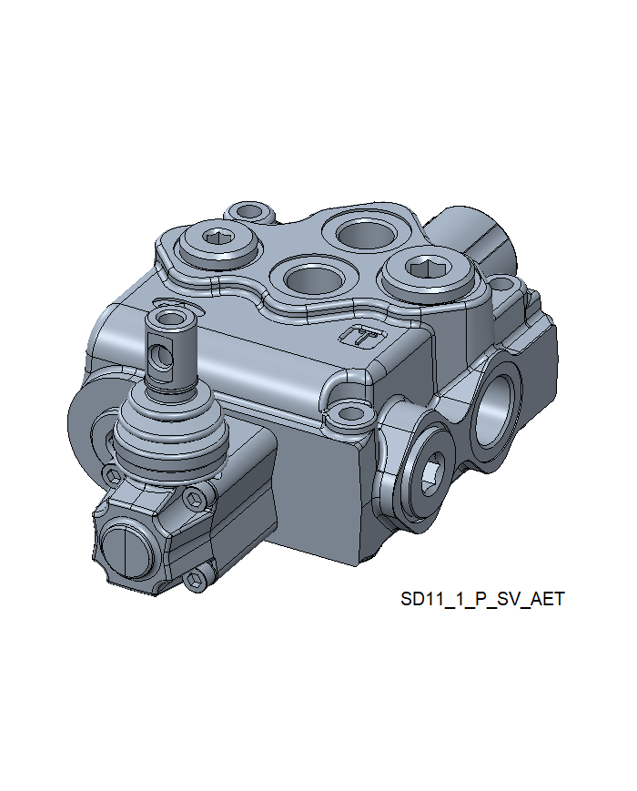 Wegeventil handbetätigt SD11