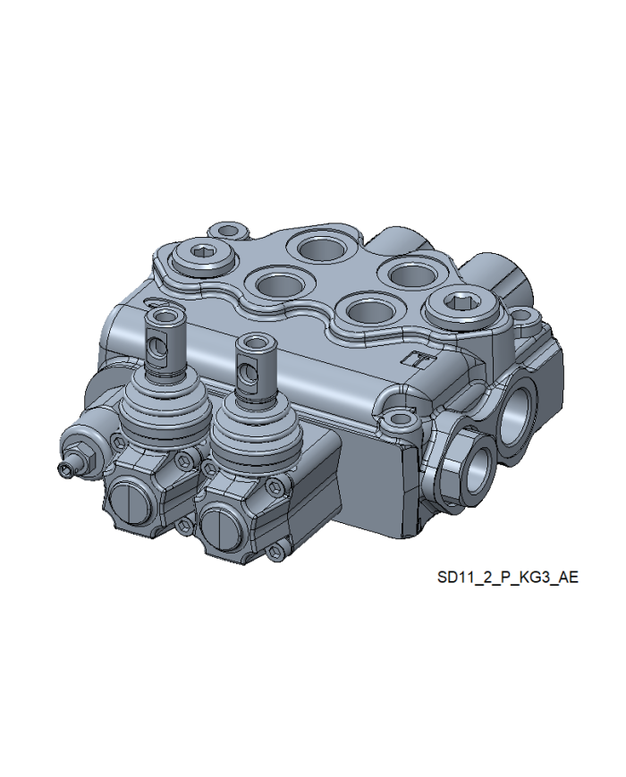 Wegeventil handbetätigt SD11
