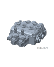 Wegeventil handbetätigt SD11