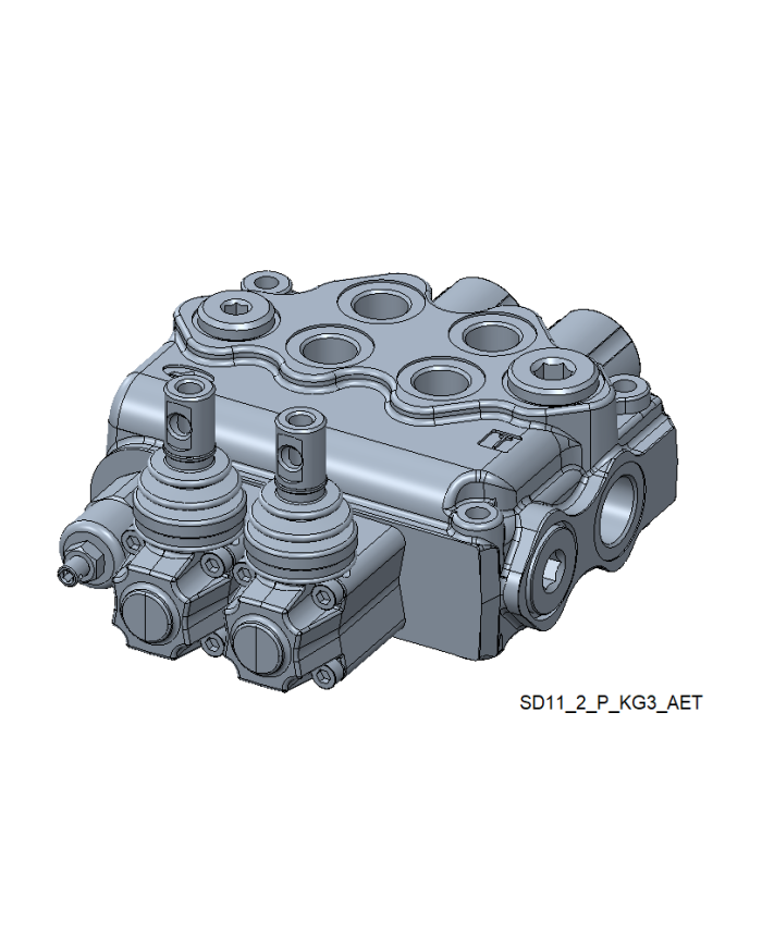 Wegeventil handbetätigt SD11