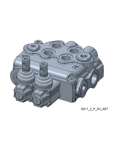 Wegeventil handbetätigt SD11