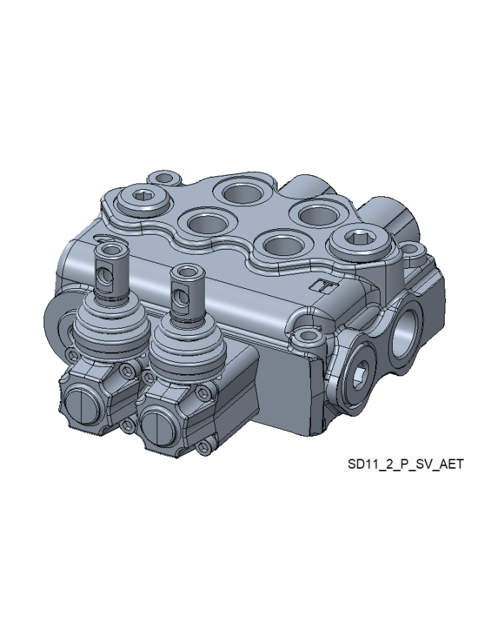 Wegeventil handbetätigt SD11